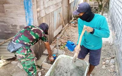Salah satu sasaran fisik yang saat ini dikerjakan adalah pemasangan jaringan distribusi air bersih di Dusun Bekatul, Desa Kesongo, Kecamatan Kedungadem, Jumat (31/7/2026).