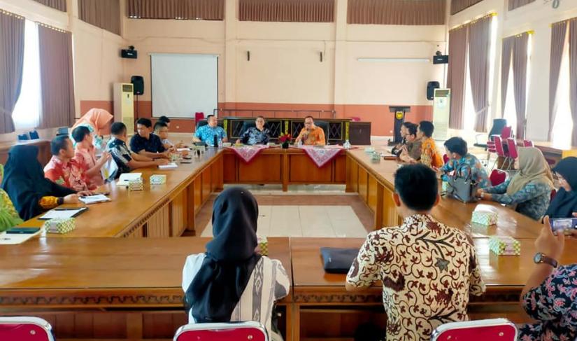 Kunjungan Kepala Bappeda Seluma dan Jajaran Pemkab Seluma Ke Pemkab bengkulu Selatan Foto/Dok