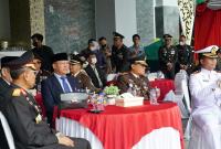 Gubernur Rohidin Hadiri peringatan HUT ke-77 TNI