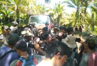 PT DDP menjarah sawit di lahan petani Mukomuko, Tampah Kericuhan Terjadi di Lapangan Foto/Dok