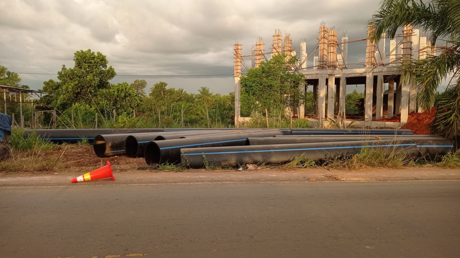 gambar proyek berjalan PDAM Pemprov Bengkulu