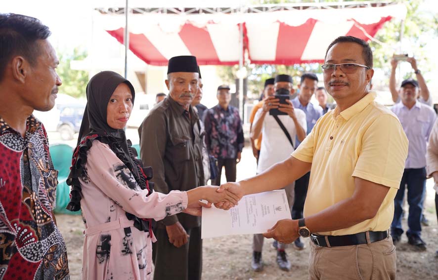 Bujian Dusun di Desa Sukarami Kecamtan Air Nipis