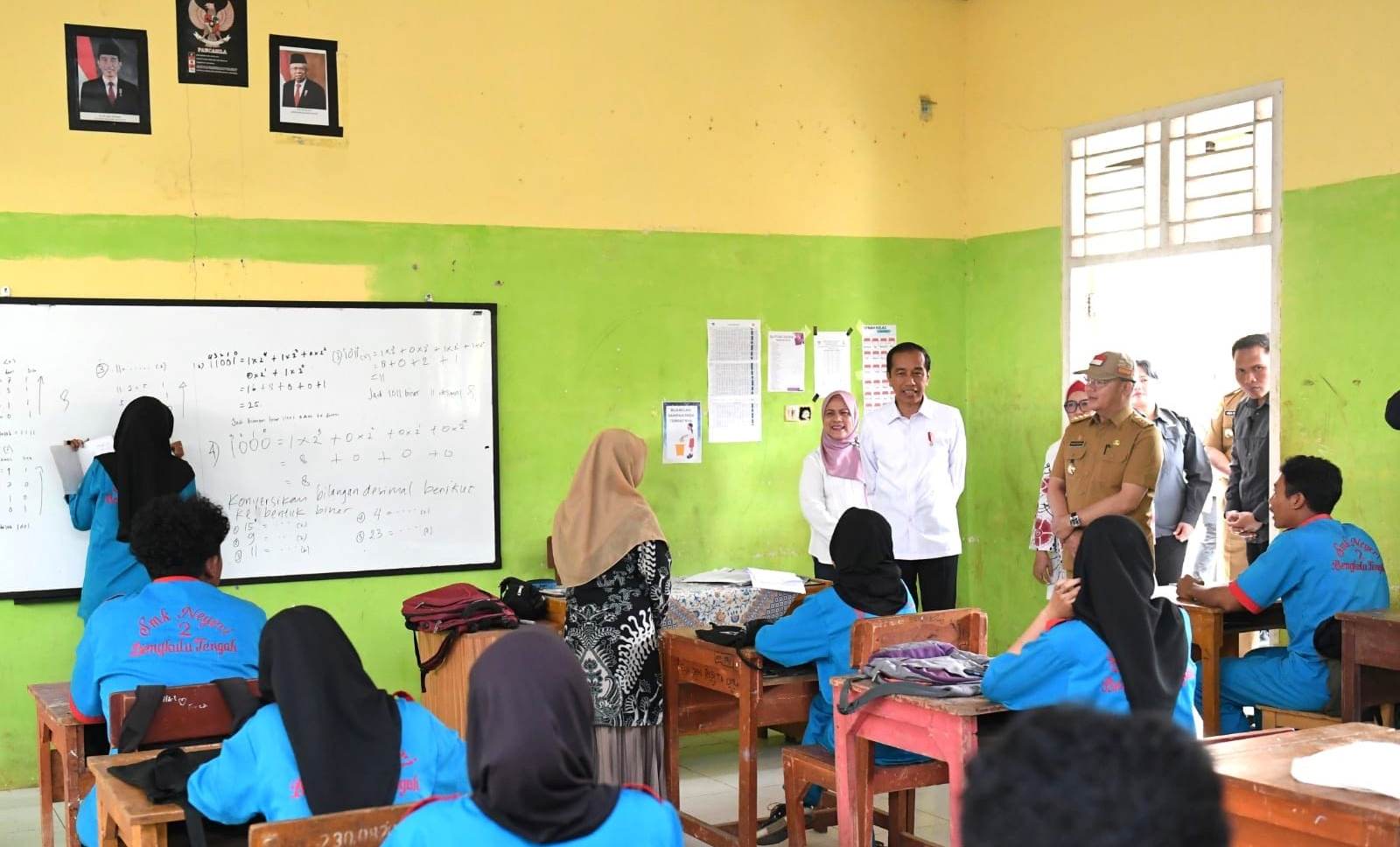 Sekolah yang dikunjungi Presiden Jokowi