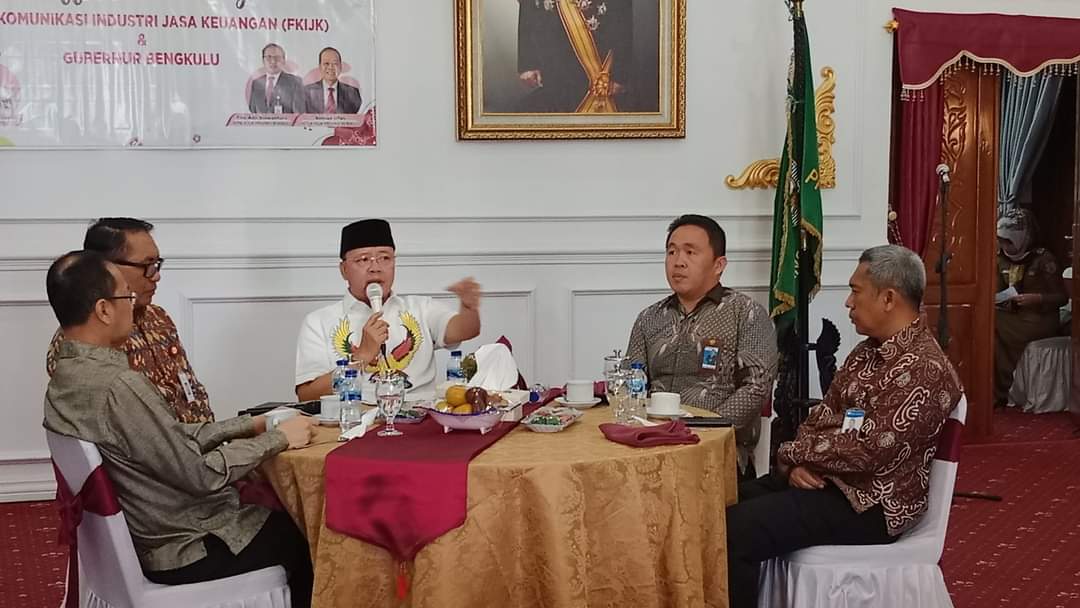 Pemaparan Gubernur Bengkulu, Rohidin Mersyah.