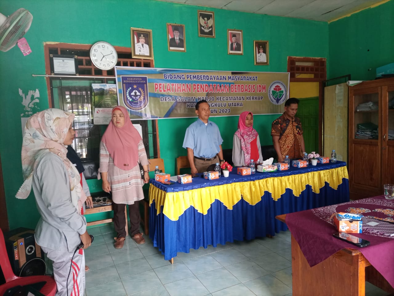 Kegiatan pelatihan pemberdayaan di kantor desa salam harjo