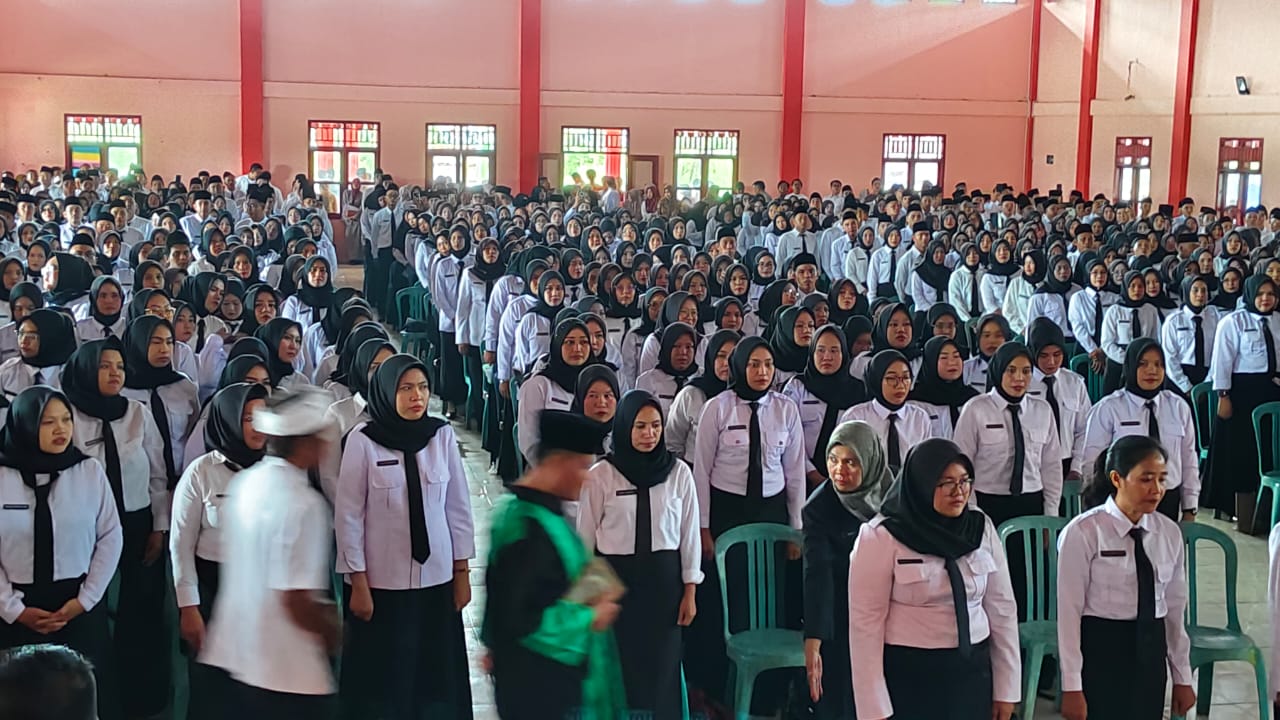 Peserta P3K yang Formasi Nakes dan guru yang akan di lantik dan di ambil sumpah