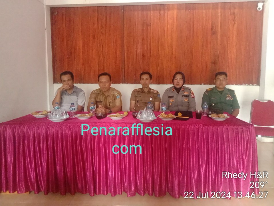 Rapat Pra pelaksana kegiatan dana desa simpang ketenong