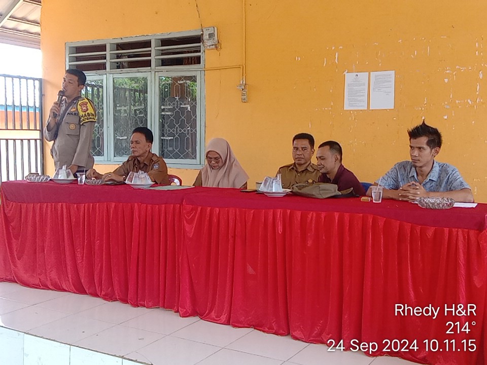 Pemdes Lubuk Gedang Membagikan BLT DD Agustus- september Tahun Anggaran 2024