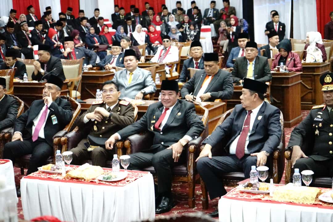 Paripurna Mendengarkan Pidato Presiden RI di Gedung DPRD Provinsi Bengkulu Foto/DOk