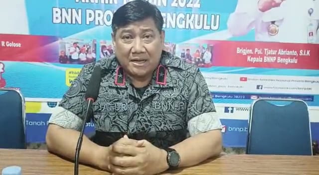 Kepala BNN Provinsi Bengkulu, Brigjen. Pol. Tjatur Abrianto