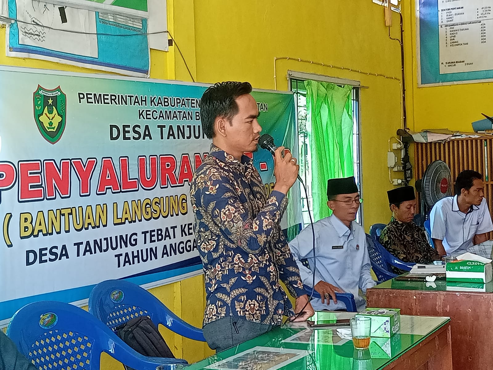 Sambutan Ketua BPD Desa Tanjung Tebat