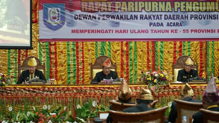 Paripurna HUT Provinsi Bengkulu ke-55