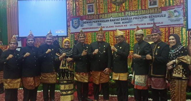 Dewan Poto Bersama Usai Paripurna HUT Provinsi Bengkulu ke 55