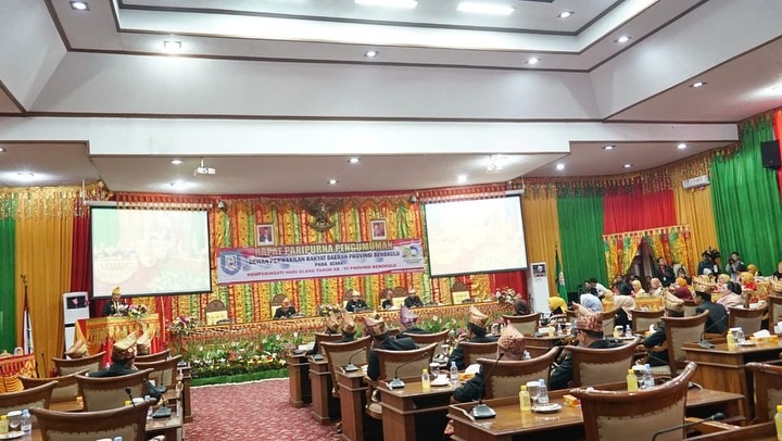 Paripurna HUT Provinsi Bengkulu ke-55
