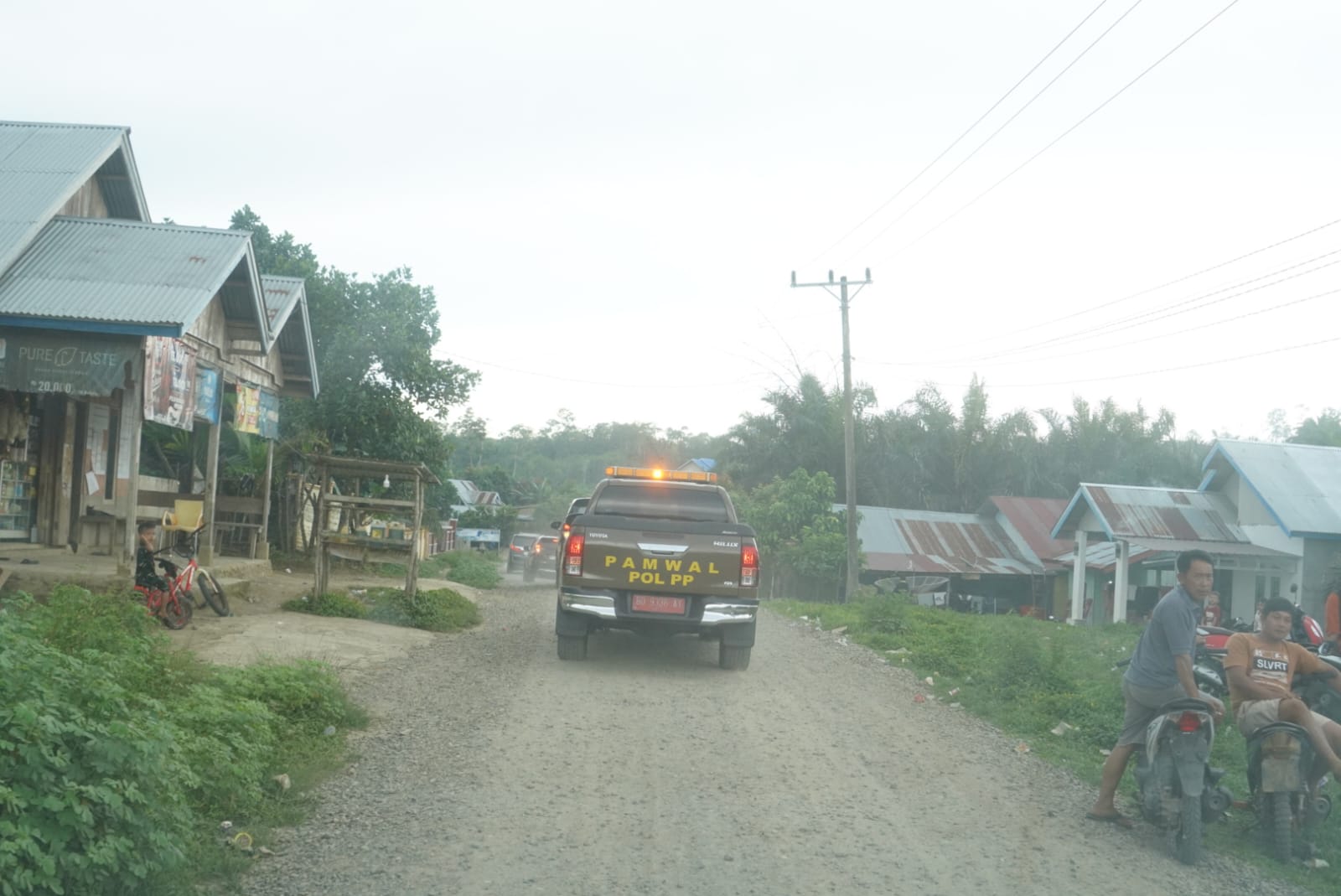Keadaan Jalan Di Malin Deman 