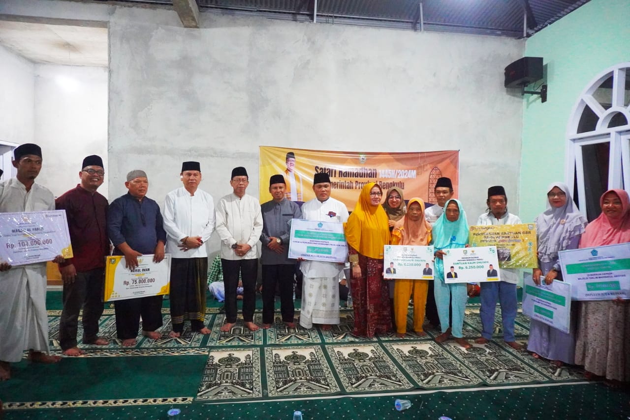 10 Masjid Penerima Hibah Pemprov Bengkulu