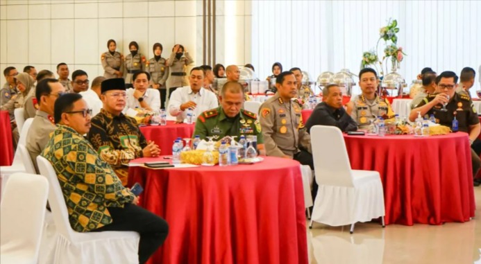 Gubernur Rohidin saat Resmikan Gedung Baru Polda Bengkulu