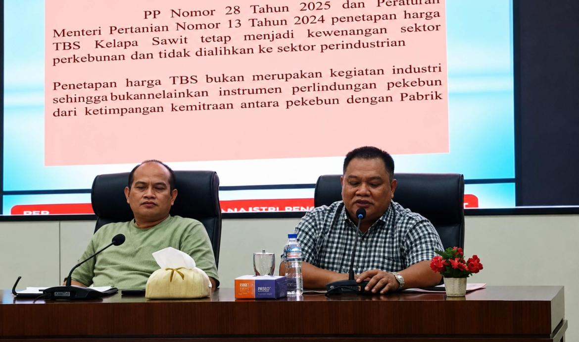 Kegiatan Sosialisasi Peraturan Menteri Pertanian (Permentan) Nomor 13 Tahun 2024 dan Peraturan Pemerintah (PP) Nomor 28 Tahun 2025 yang digelar di Aula Provinsi Bengkulu, Sabtu (30/5/2026).
