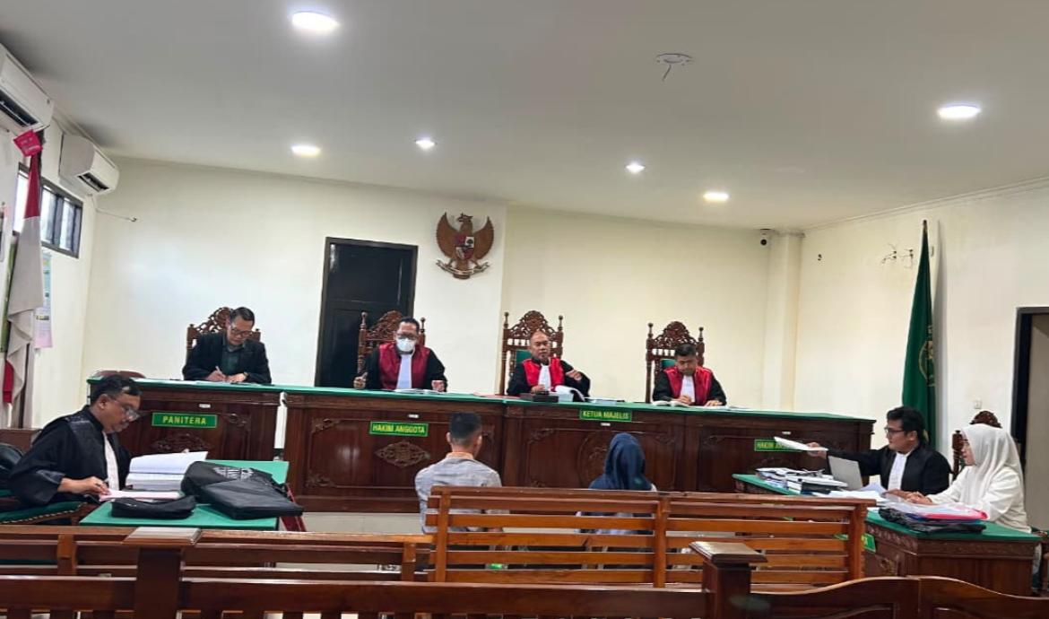 Sidang lanjutan perkara dugaan penggelapan uang CV. Mandiri Sejahtera, di PN Bengkulu, Selasa (23/6/2026). (Endi/PenaRafflesia.Com)