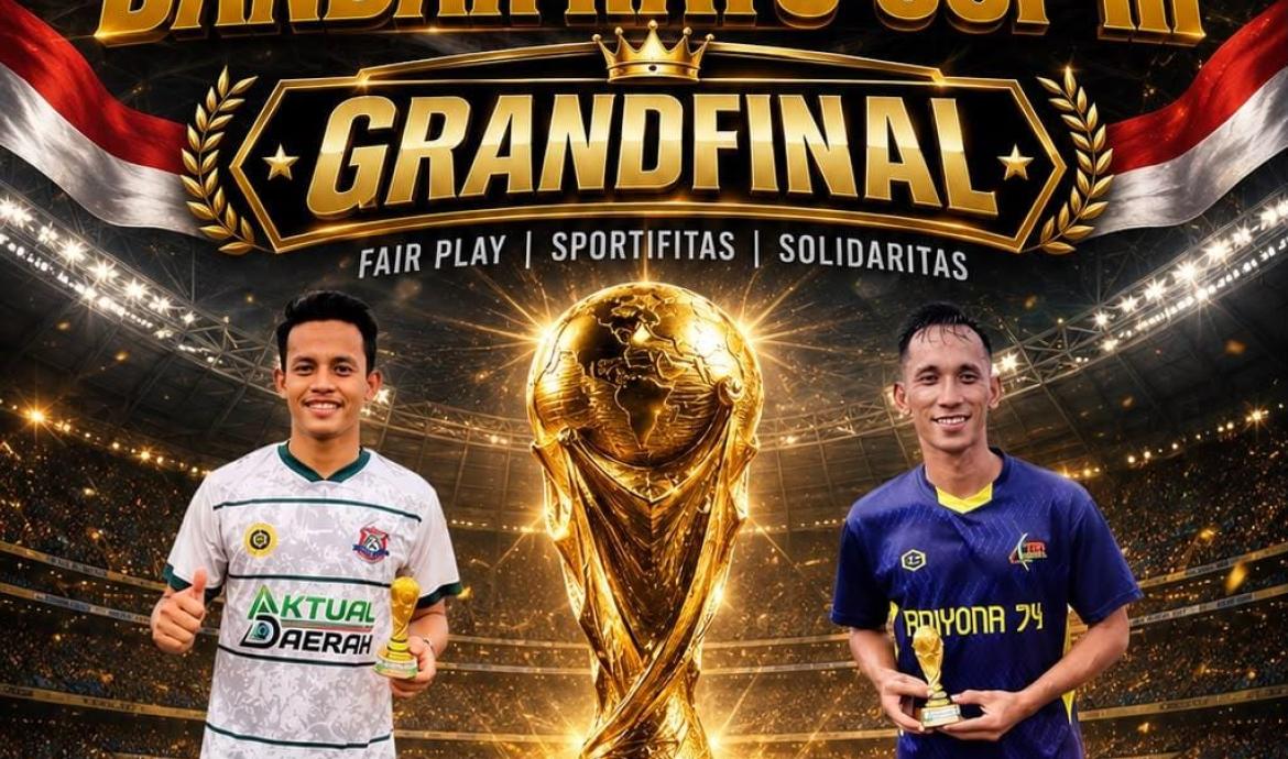 Partai final turnamen akbar Bandar Ratu Cup 3 Tahun 2026 yang mempertemukan kesebelasan HWBR Vs Ponlu FC