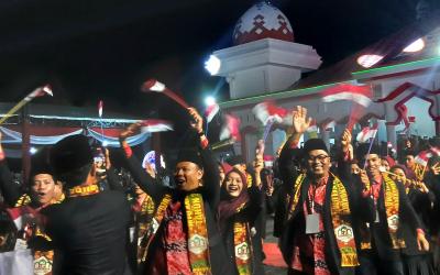 Pembukaan Musabaqah Tilawatil Qur’an (MTQ) ke-37 tingkat Provinsi Bengkulu yang digelar di Kabupaten Seluma berlangsung meriah dan penuh antusiasme, Rabu (13/5/2026).