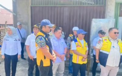 Peninjauan lapangan di ruas jalan Masat – Gedung Agung – PD Gilang.