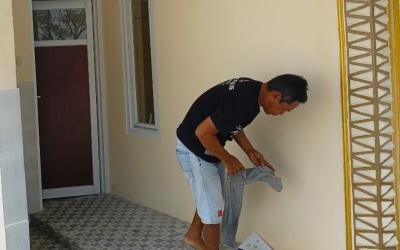  Fasilitas MCK hasil sasaran tambahan (over prestasi) TMMD ke-129 Kodim 0813/Bojonegoro yang telah rampung dibangun di kawasan Rest Area Terpadu Desa Kesongo, Kecamatan Kedungadem, Kabupaten Bojonegoro, Selasa (11/8/2026). Foto: Deni Flamboyan/Sumber TMMD Bojonegoro