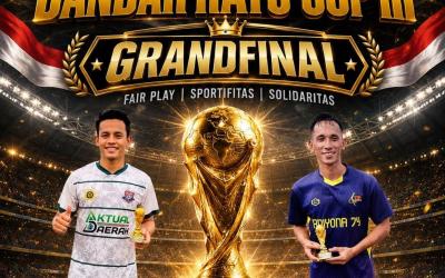 Partai final turnamen akbar Bandar Ratu Cup 3 Tahun 2026 yang mempertemukan kesebelasan HWBR Vs Ponlu FC
