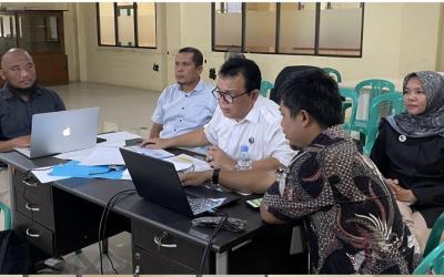 Kepala Kantor Wilayah KemenHAM Sumatera Selatan, Hendry Marulitua, mengikuti kegiatan tersebut melalui Zoom Meeting.