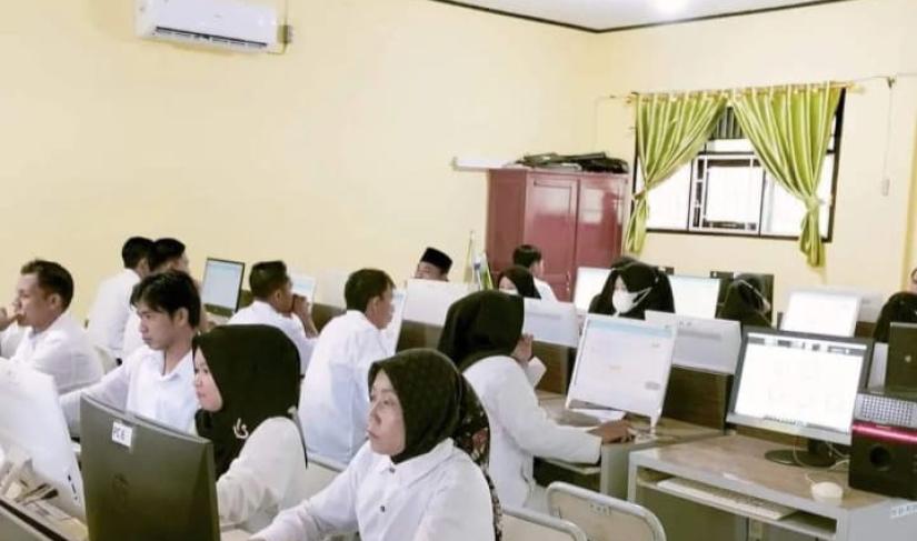 Test Calon Peserta Panwaslu Kecamatan Mukomuko, (Sumber Photo: Instgram Bawaslu)