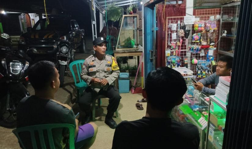 Patroli KRYD, Polsek Muara Sahung Pantau Situasi Seputaran Wilayah Hukum