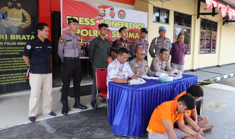 3 Target Operasi (TO) berhasil diringkus Polres Seluma pada Ops Musang Nala II tahun ini.