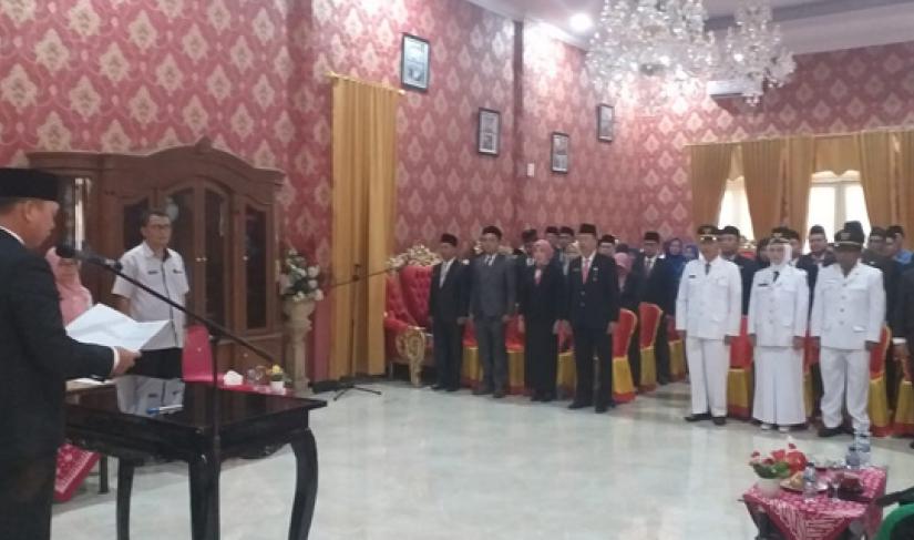 Sekda Bengkulu Utara Lantik 40 pejabat Eselon lll dan lV 
