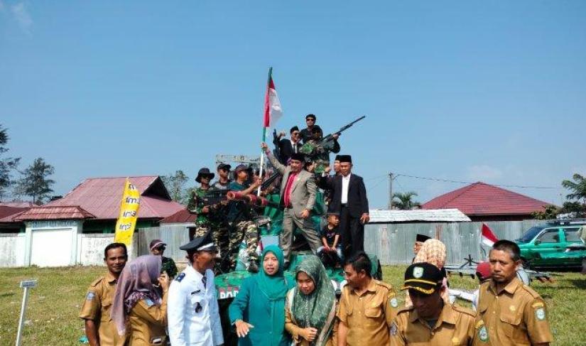 Edwar Samsi peringati HUT RI di Sengkuang Kepahiang.