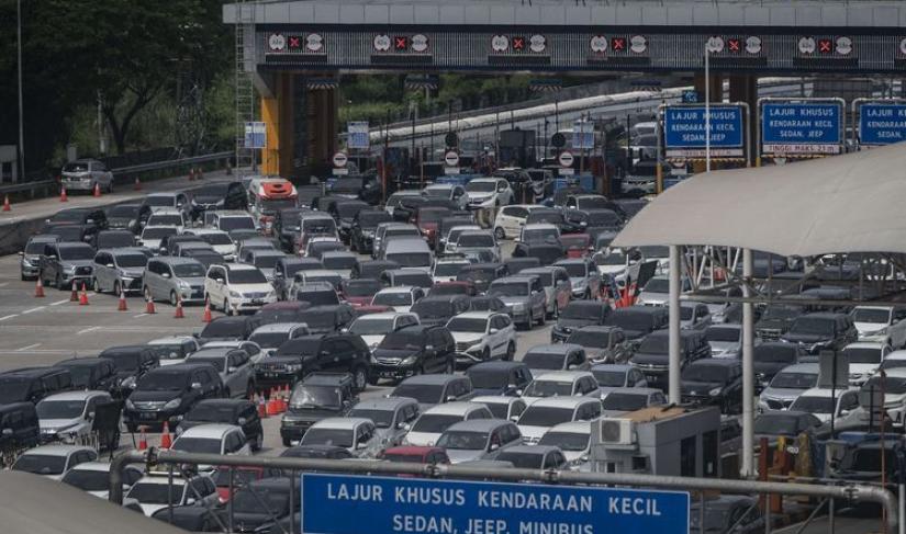 Ilustrasi Arus Mudik Lebaran 2023 