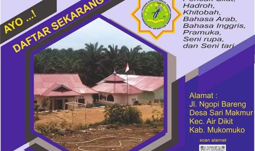 Brosur Pendaftaran Pesantren Afna Mukomuko Foto/Dok