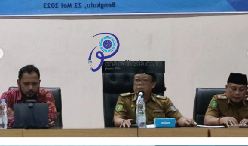 sekretaris BPKAD didampingi Kabid Anggaran, Kabid Akutansi, Kabid Aset buka kegiatan Finalisasi Penyusunan SSH, ASB dan HSPK Foto/Dok