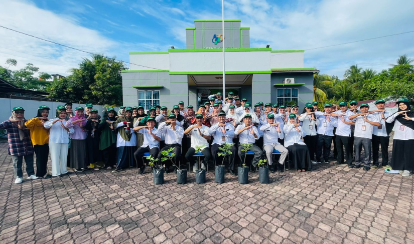 Apel Siaga Sensus Pertanian (ST) 2023, kegiatan di halaman kantor BPS Kabupaten Bengkulu Selatan, Rabu (31/5/23).