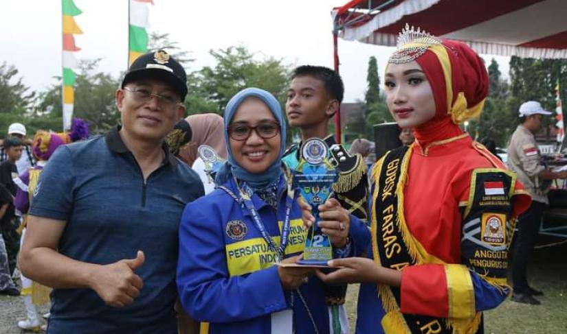 Pembukaan Kejuaraan Drum Band Tingkat Pelajar Bengkulu Selatan.