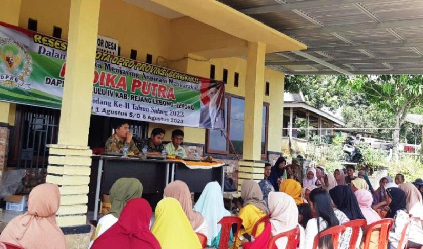 Dewan Andika Putra Reses di Rejang leboing