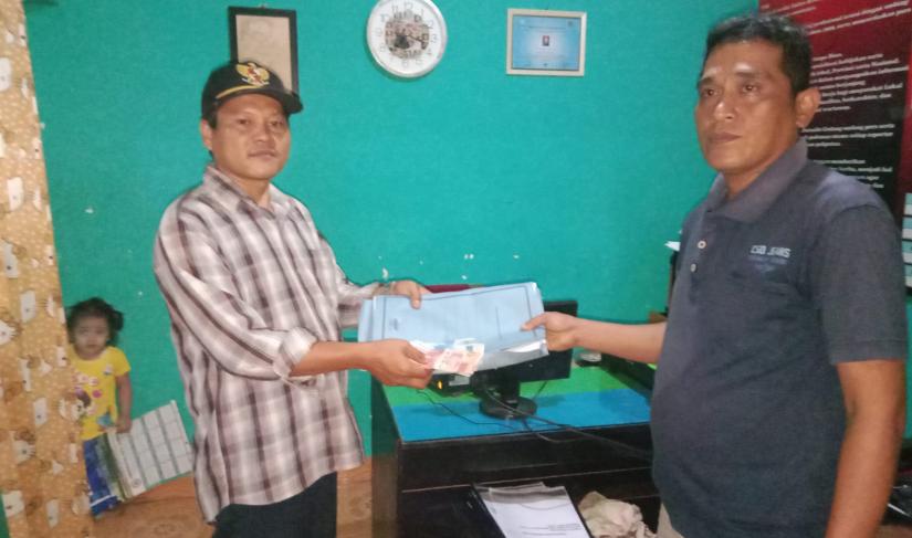 Penyerahan berkas serta administrasi oleh BALON ketua aliansi kepada panitia pemilihan