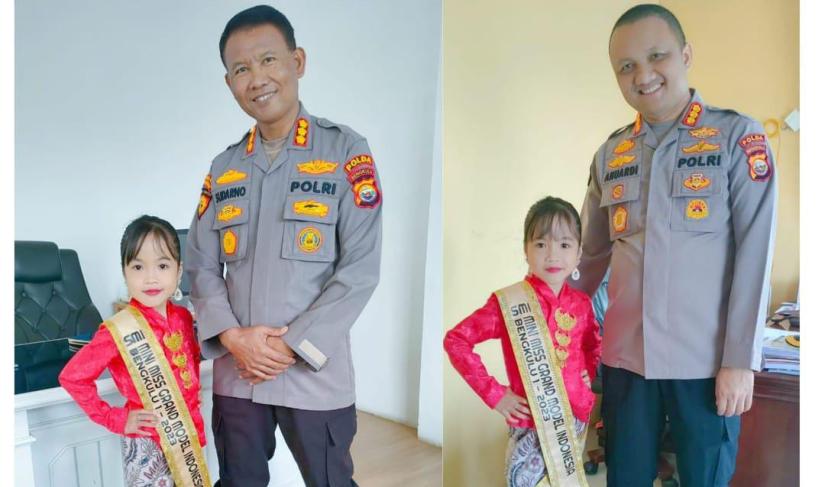 Zizi Nazeera Sambangi Polda Bengkulu Galang Dukungan Tampil di Pentas Nasional.