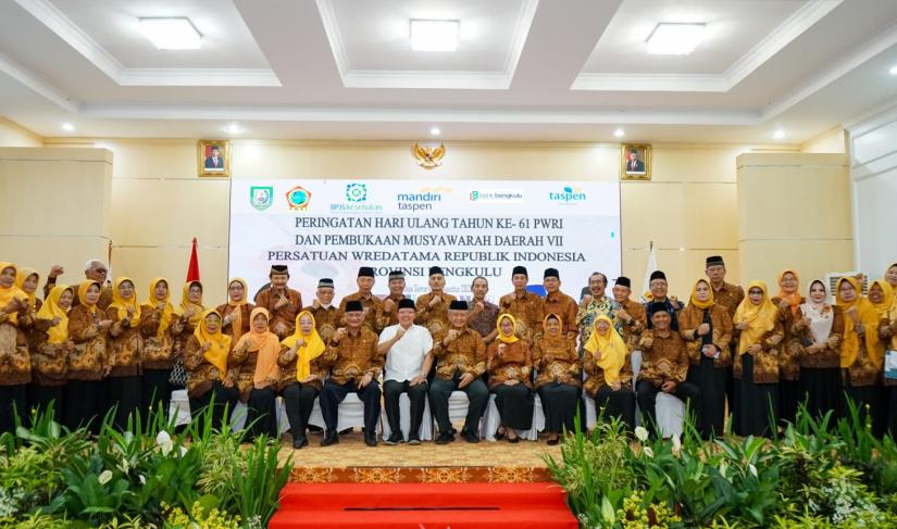 Muswil PWRI Bengkulu, Rabu (30/8/23).