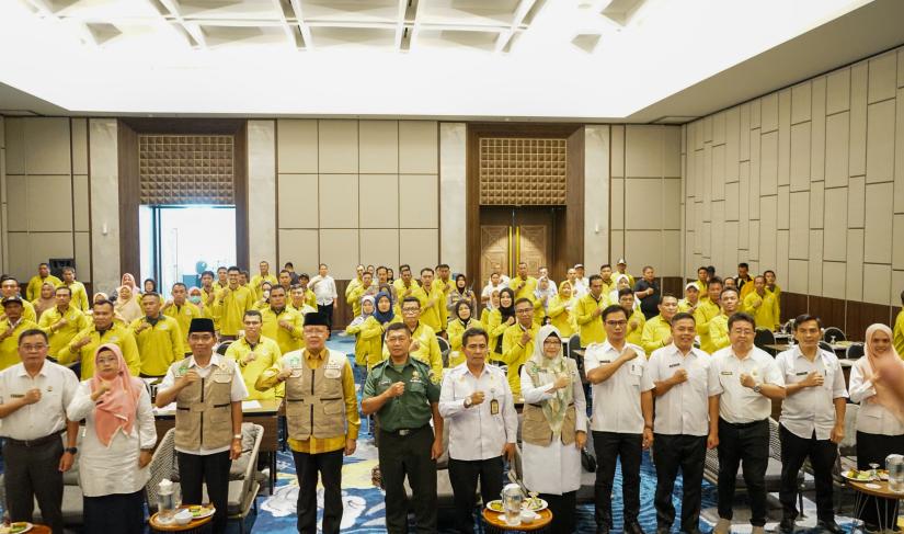 Rakor dan evaluasi penanganan wabah PMK di Bengkulu.