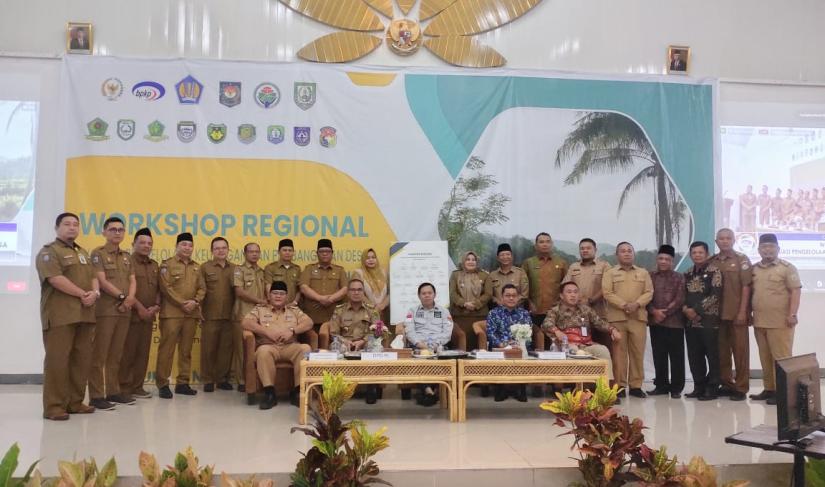 Dinas PMD-BPKP Provinsi Bengkulu Perkuat Pengelolaan Keuangan Desa, kemarin.