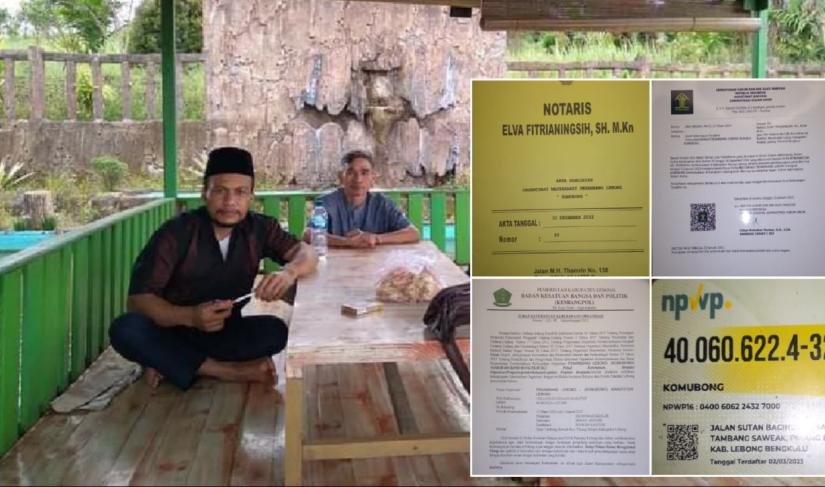 Pimpinan Komubong tepis tudingan ormas tak resmi.