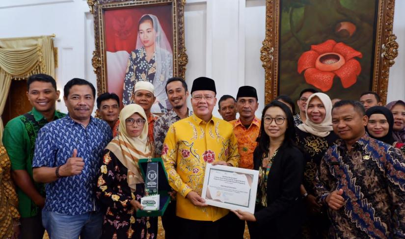 Audiensi Anggota Bank Sampah di Kota Bengkulu.