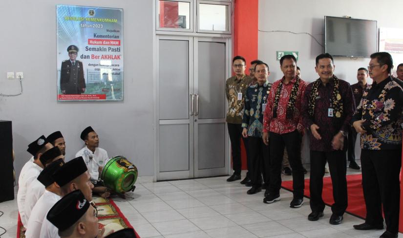 Dirjen Pemasyarakatan Beri Penguatan Tugas dan Fungsi di Lapas Kelas IIA Bengkulu.