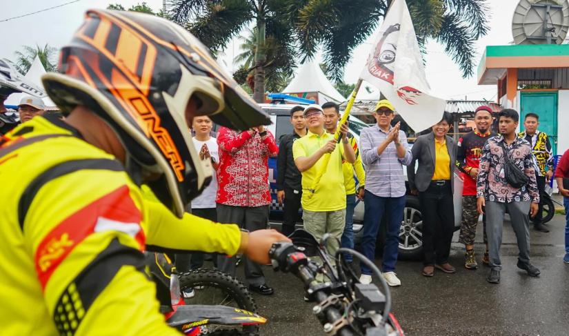 Wakil Ketua I DPRD Bengkulu Hadiri Pembukaan Trail Adventure Kaur 2023.