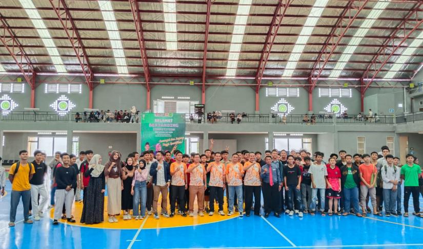 Turnamen Futsal di Spotatorium Universitas Muhammadiyah Bengkulu.